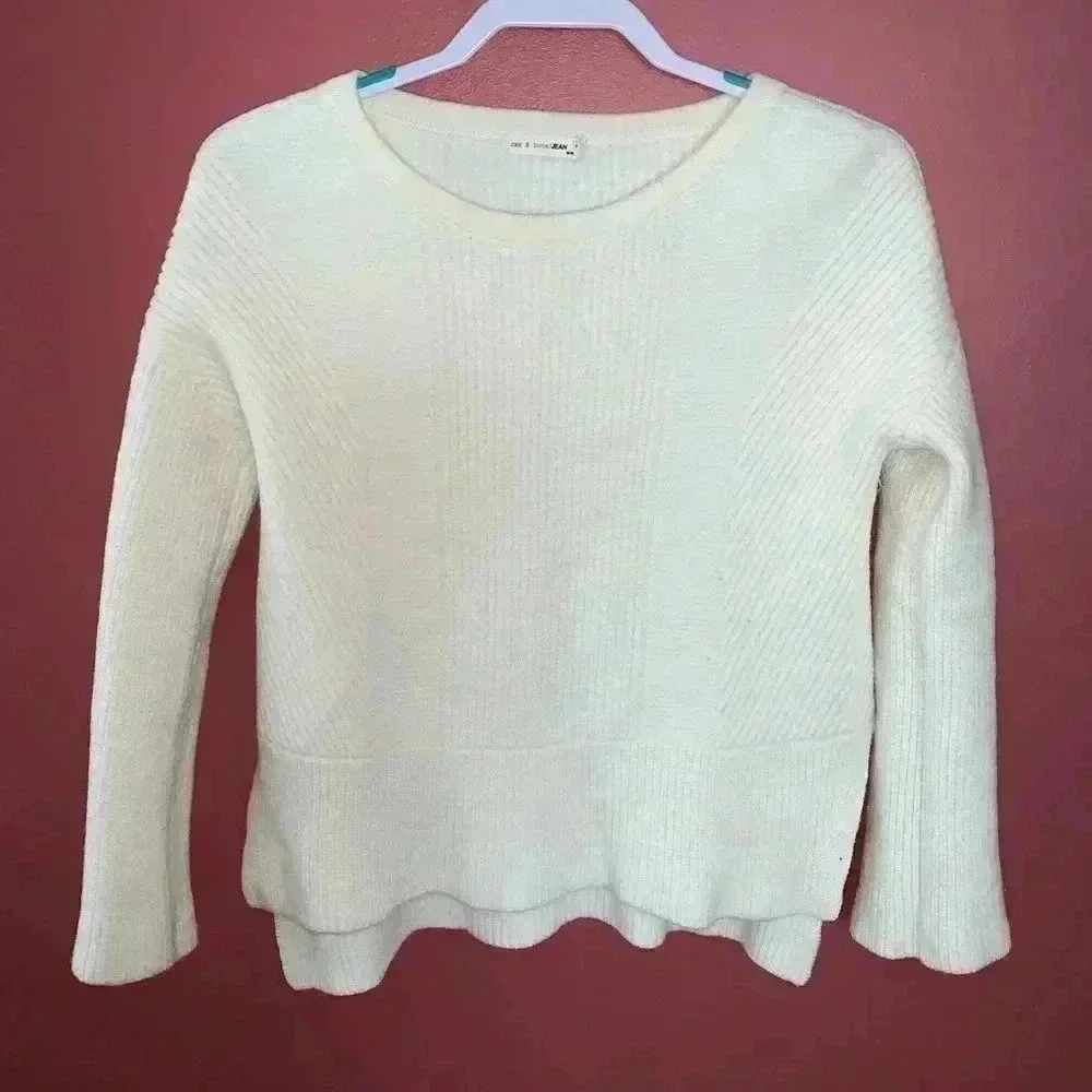 Rag & Bone Creme Long Sleeve